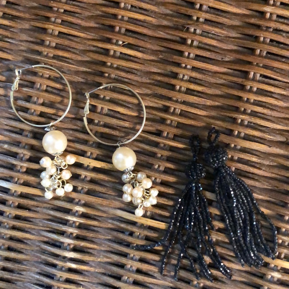 Vintage 6 piece hoop earring set